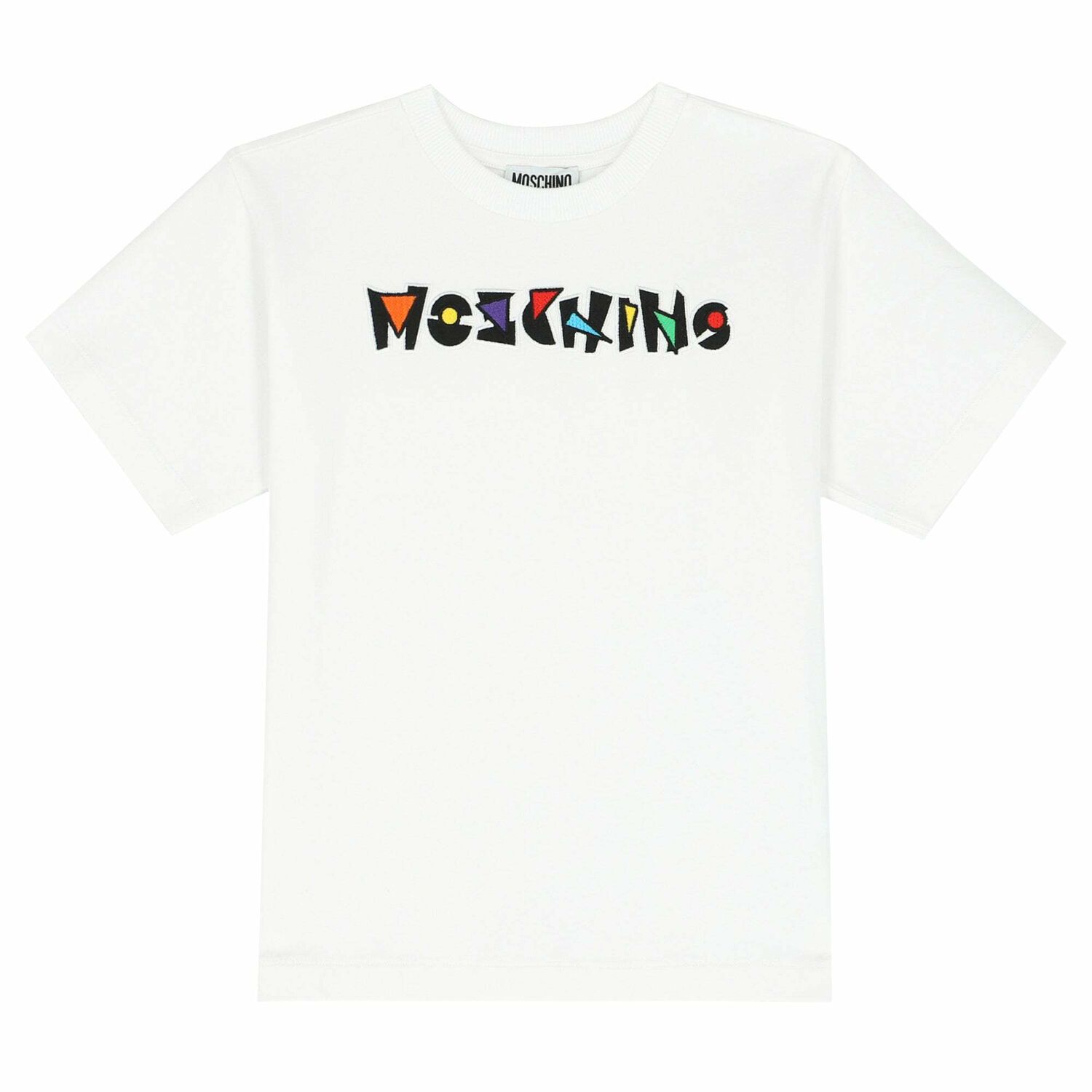 تيشيرت قطن بالشعار باللون الابيض, 4, hi-res image number null