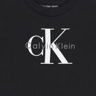 تيشيرت اولاد بالشعار باللون الاسود , 1, hi-res