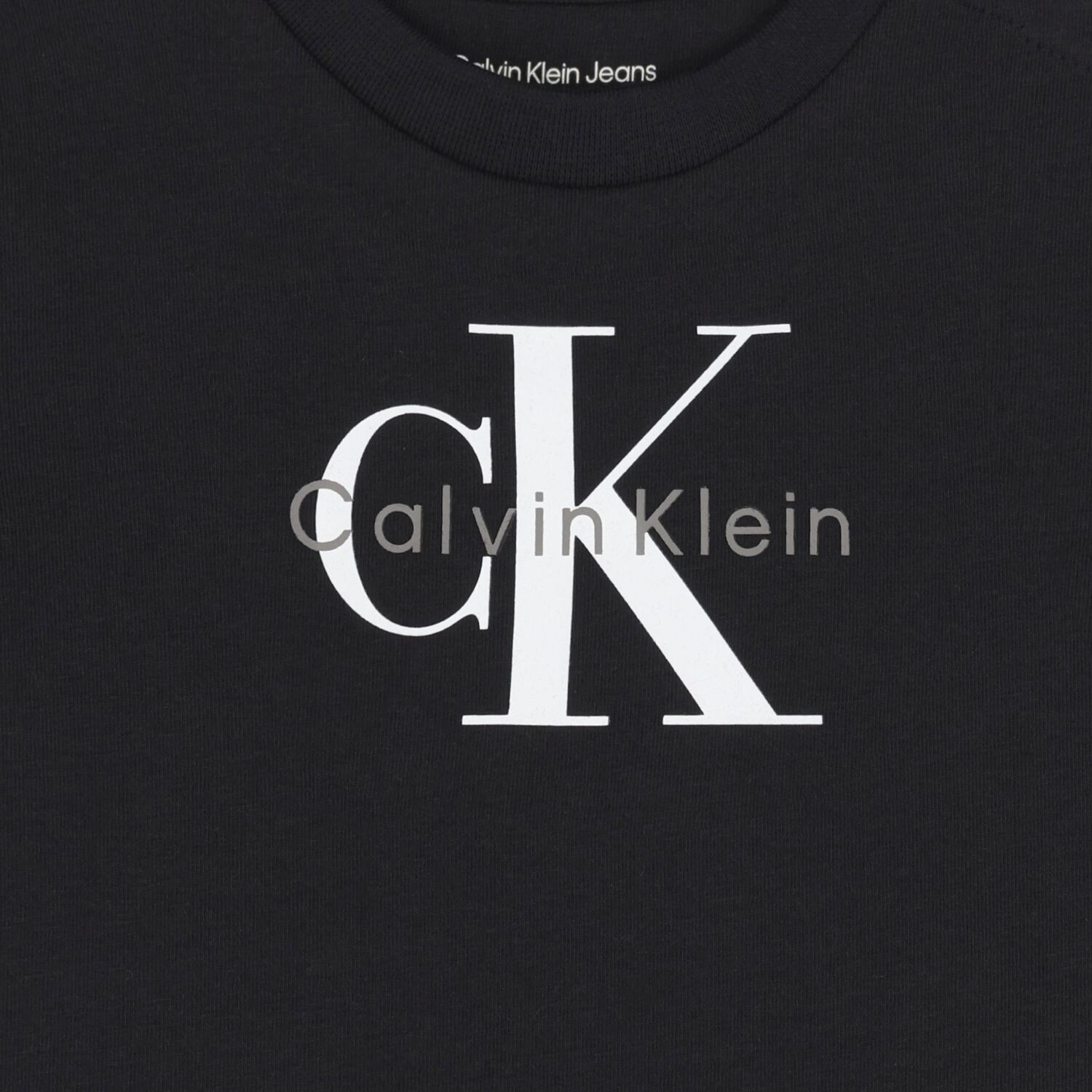 تيشيرت اولاد بالشعار باللون الاسود , 1, hi-res