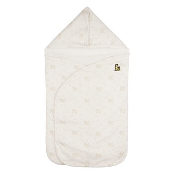 عش أطفال قابل للعكس بشعار النمر باللون العاجي