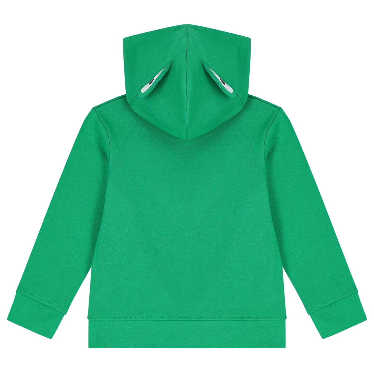Boys Green Hooded Zip Up Top, 1, hi-res image number null