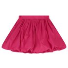 Girls Pink Flared Skirt, 1, hi-res