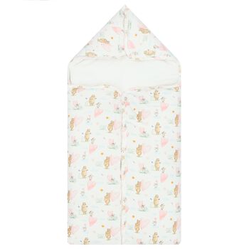 Baby Girls White Hearts Nest