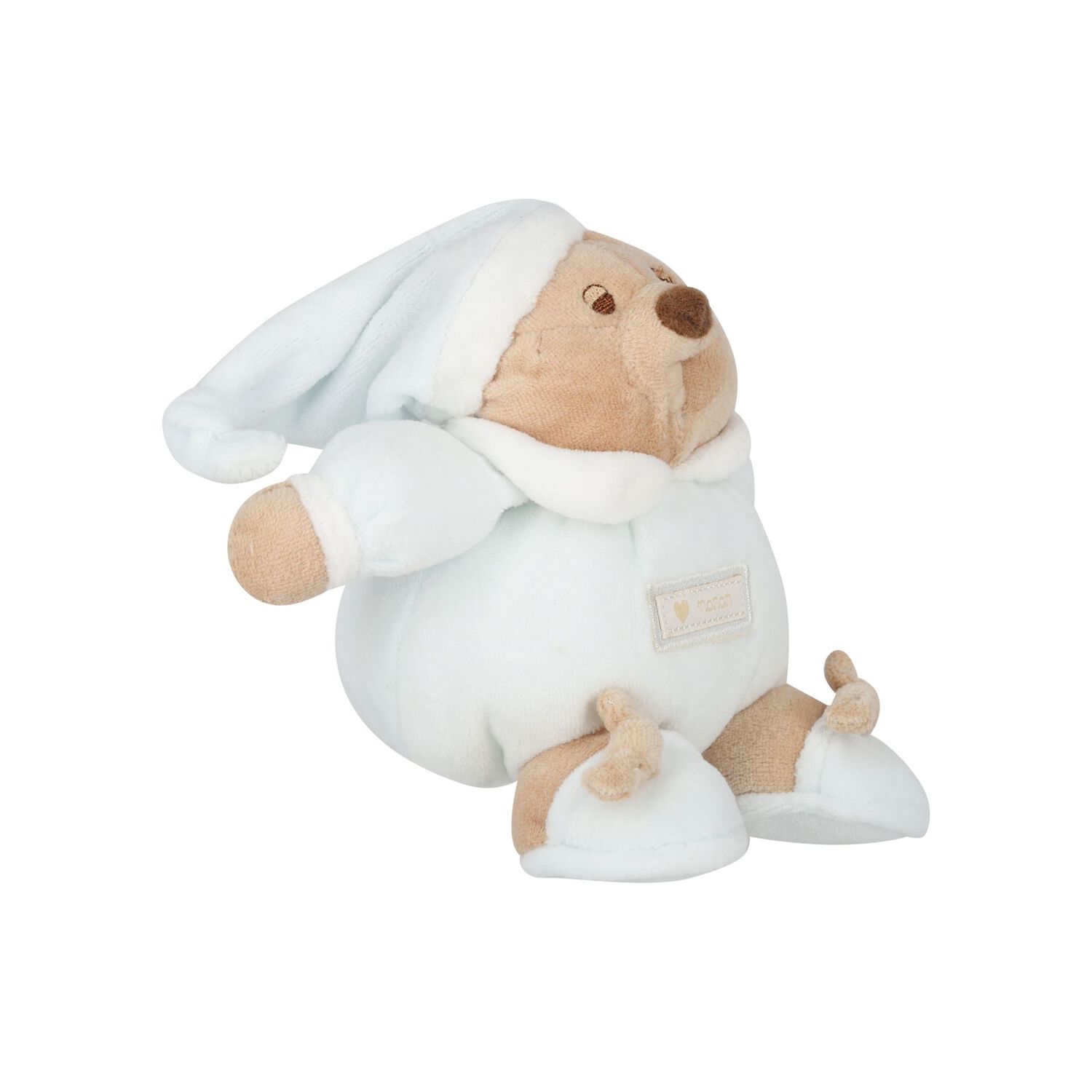 Baby Boys Blue & Beige Teddy Bear ( 13cm ) , 1, hi-res