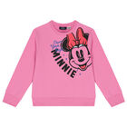 Girls Pink Minnie Mouse Sweatshirt, 1, hi-res