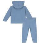 Baby Boys Blue Logo Tracksuit, 1, hi-res