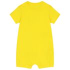 Baby Boys White, Yellow & Blue Rompers ( 3-Pack ), 2, hi-res