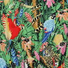 Girls Green Tropical Dress, 1, hi-res