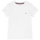 تيشيرت قطن للبنات بالشعار باللون الوردي والأبيض (قطعتين) , 1, hi-res