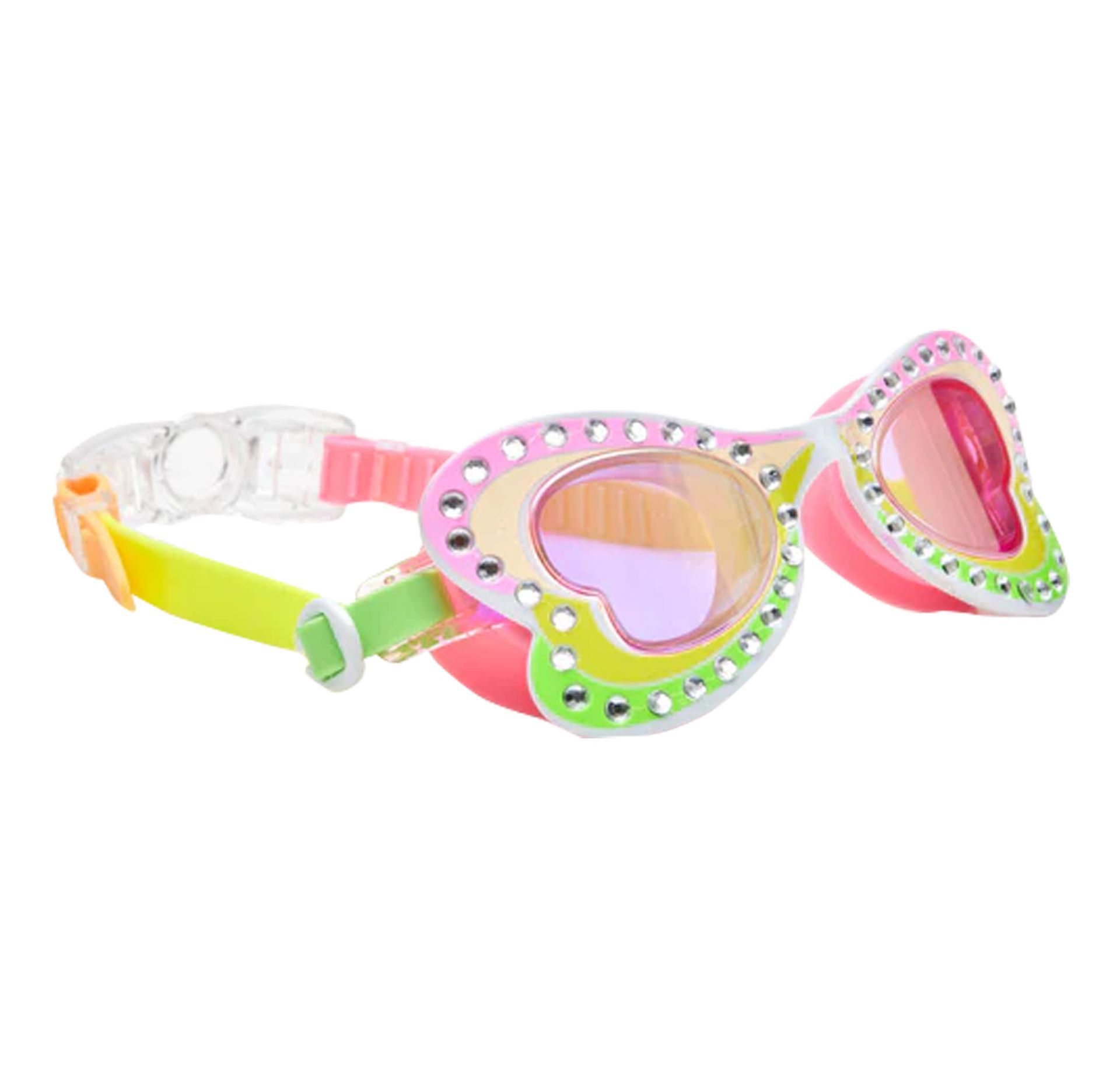 Bling2O Girls Multi Coloured Butterfly Swimming Goggles Junior Couture UAE