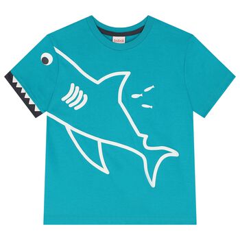 Boys Blue Shark T-Shirt