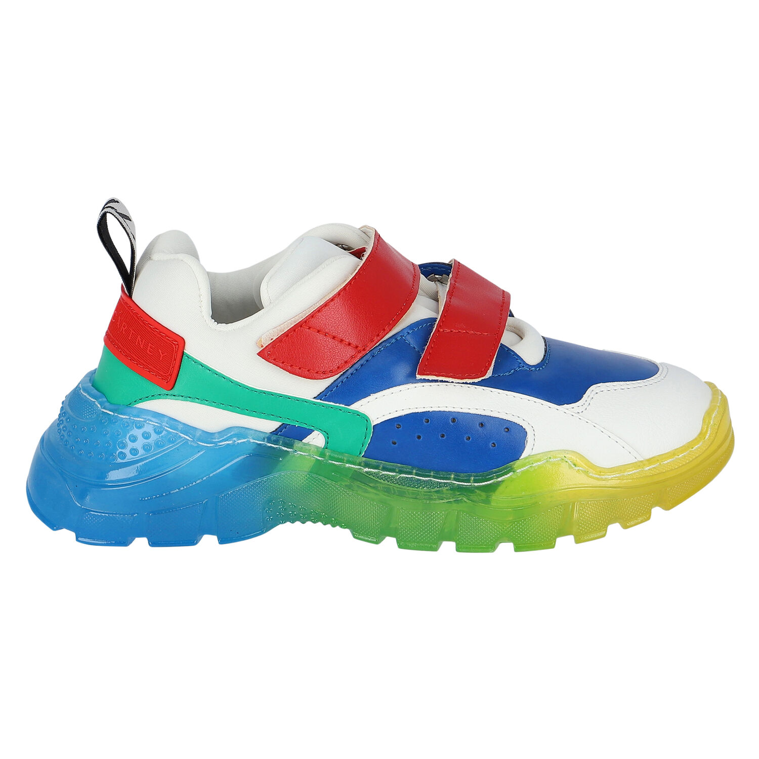 White Logo Velcro Trainers, 1, hi-res image number null