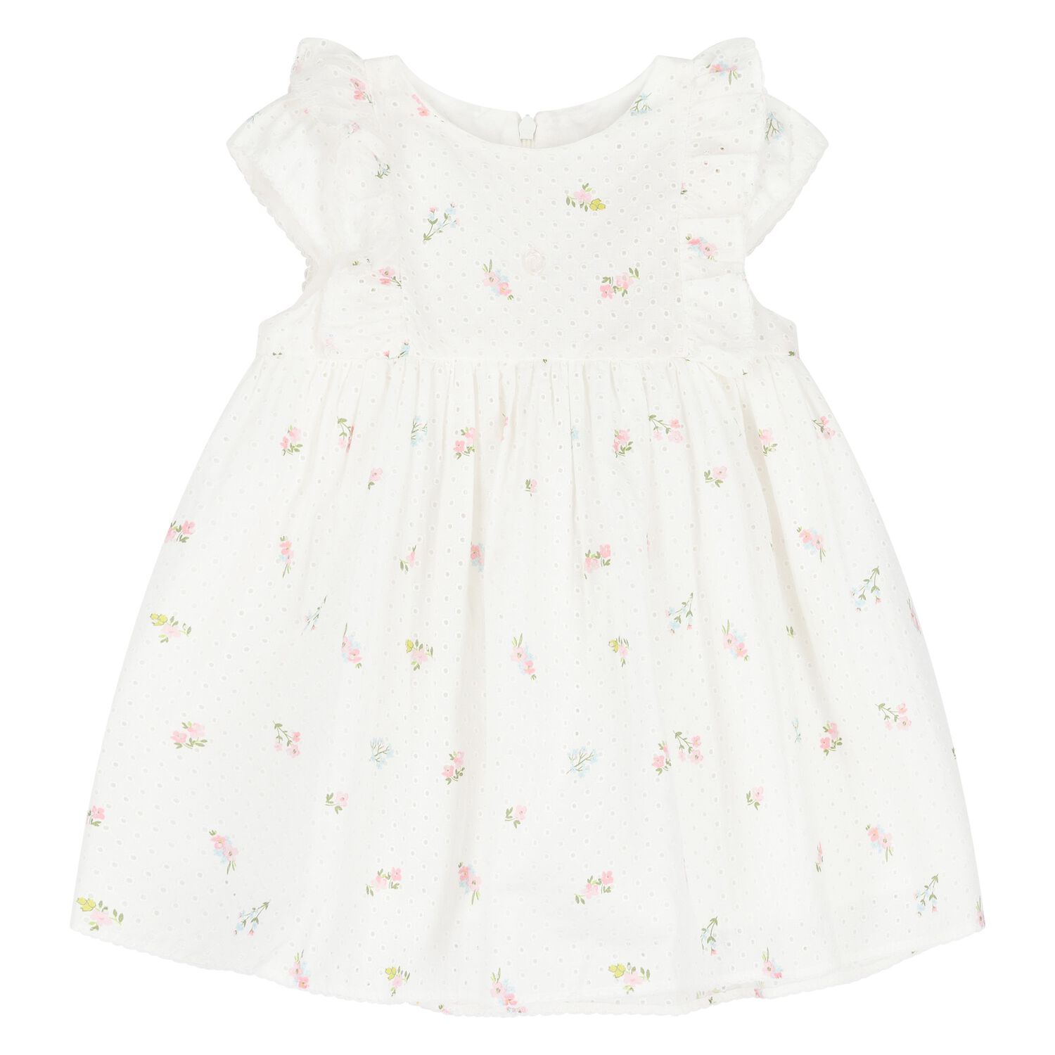 Younger Girls White Liberty Dress, 1, hi-res image number null
