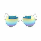 Girls Rainbow Aviator Sunglasses, 1, hi-res