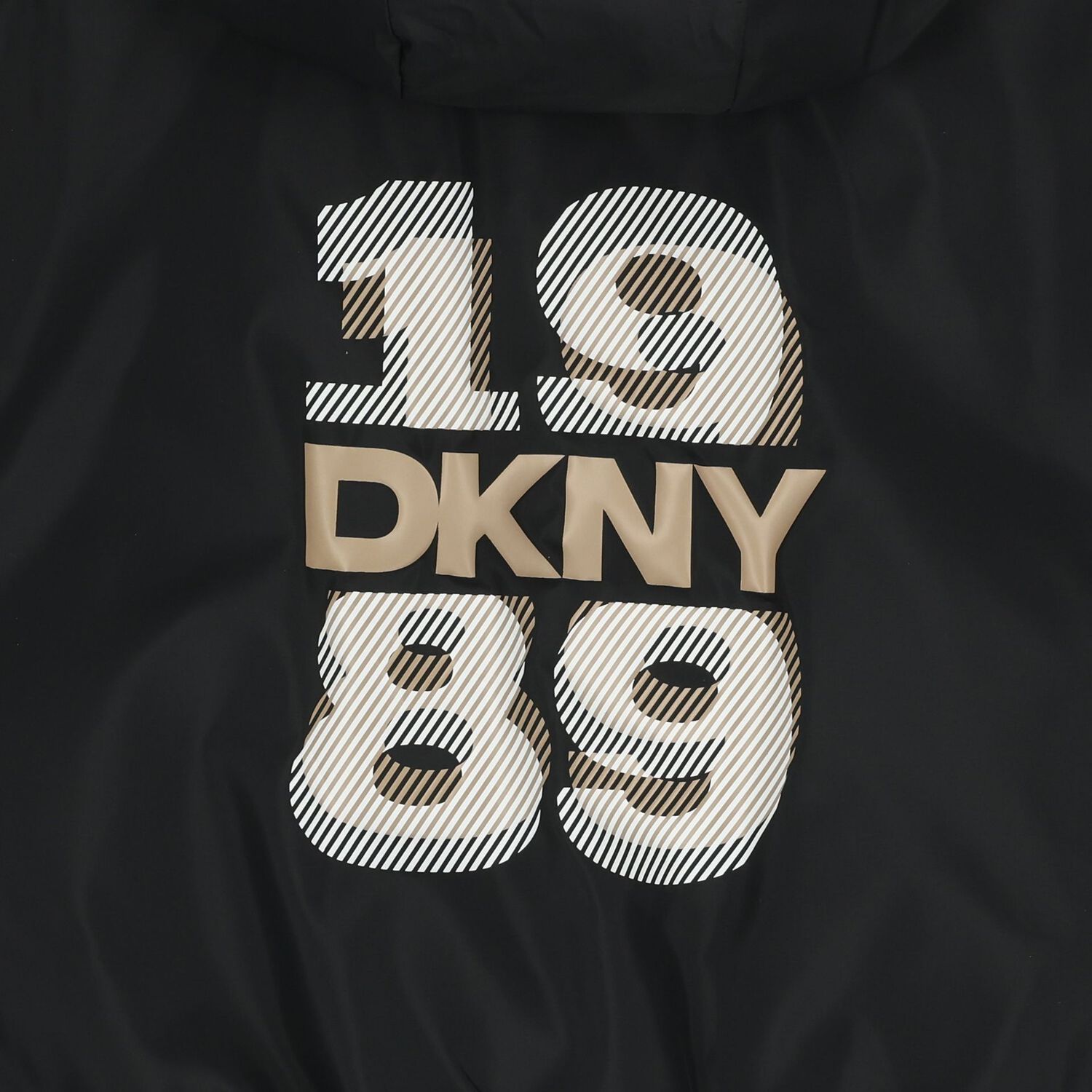 Boys Black & Beige Reversible Hooded Zip Up Top, 1, hi-res