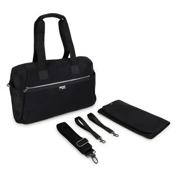 Mini Me Black Logo Changing Bag ( 43CM )