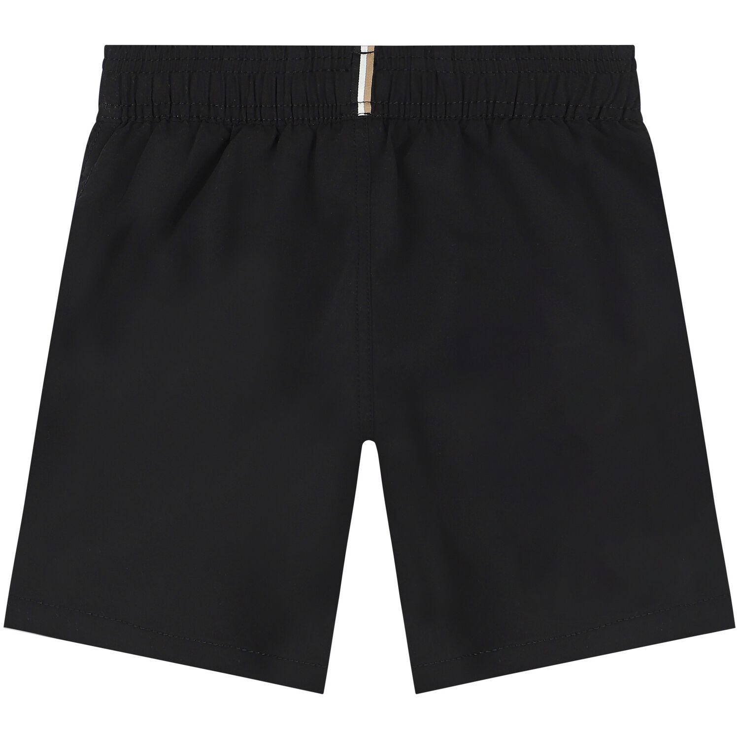 Boys Black Logo Swim Shorts, 1, hi-res image number null
