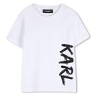 Boys White Logo T-Shirt, 2, hi-res
