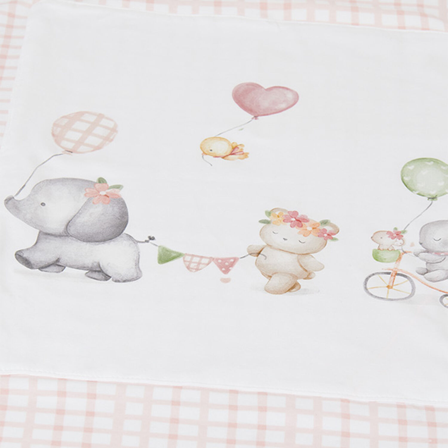 Baby Girls White & Pink Blanket, 2, hi-res image number null