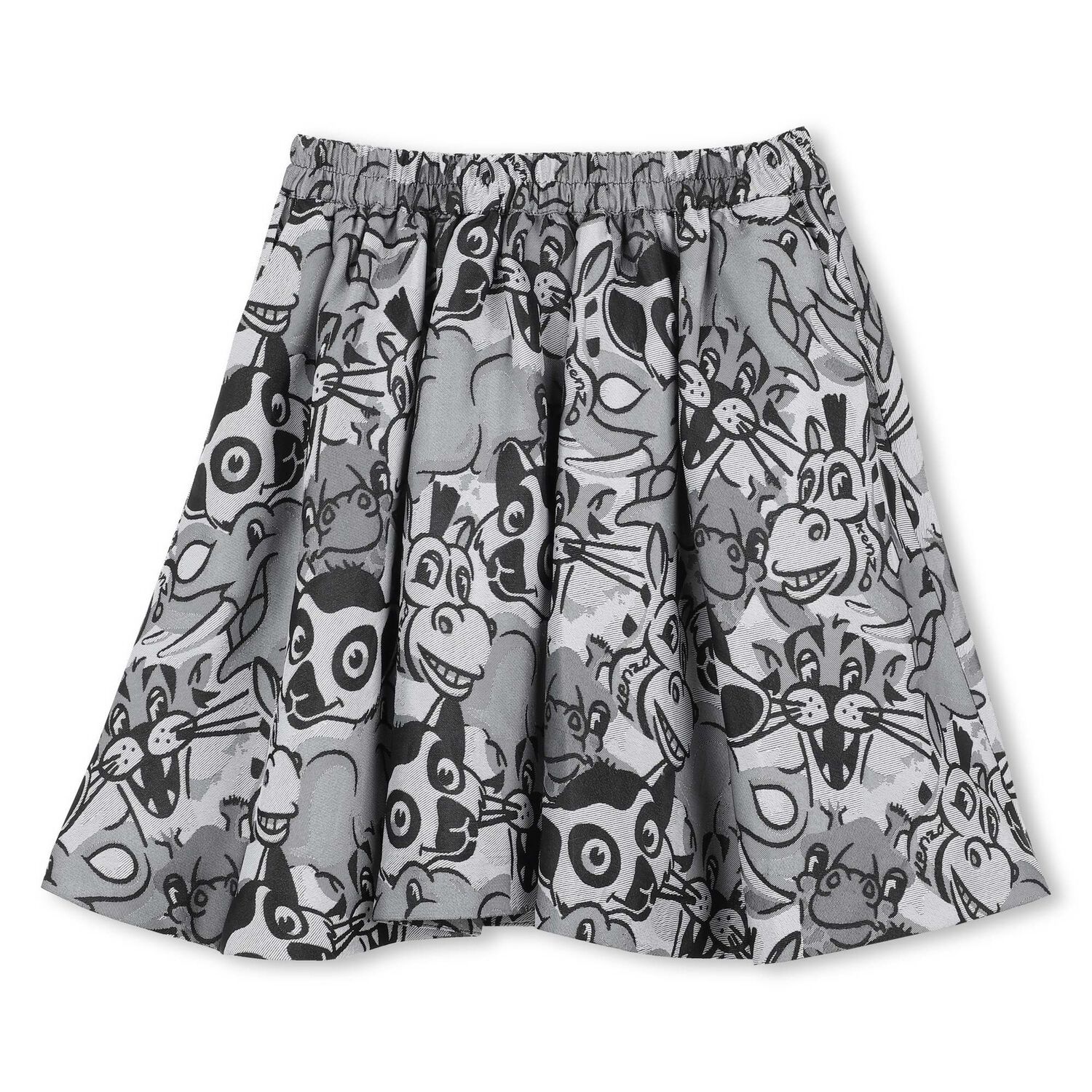 Girls Grey Safari Skirt, 1, hi-res image number null