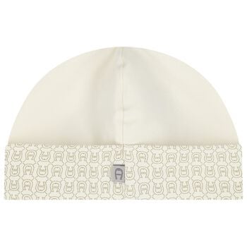 Ivory Logo Baby Hat