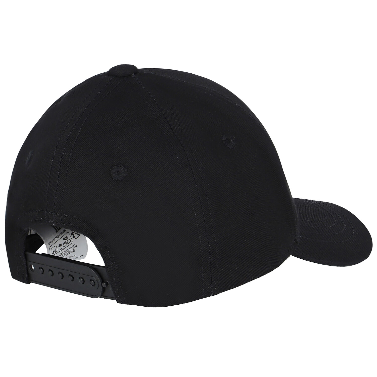 قبعة بالشعار باللون الأسود, 1, hi-res