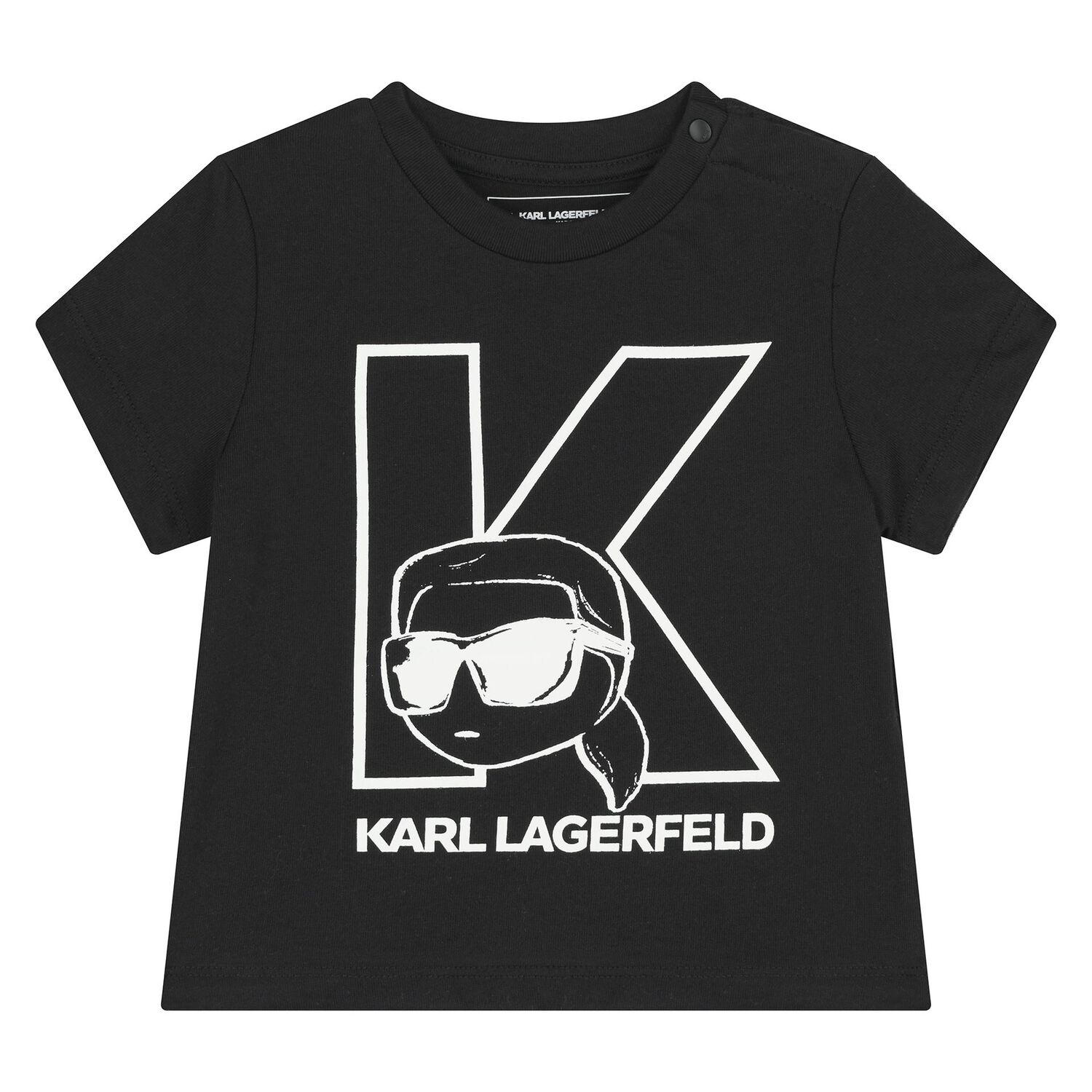 Boys Black & White Logo Shorts Set, 1, hi-res