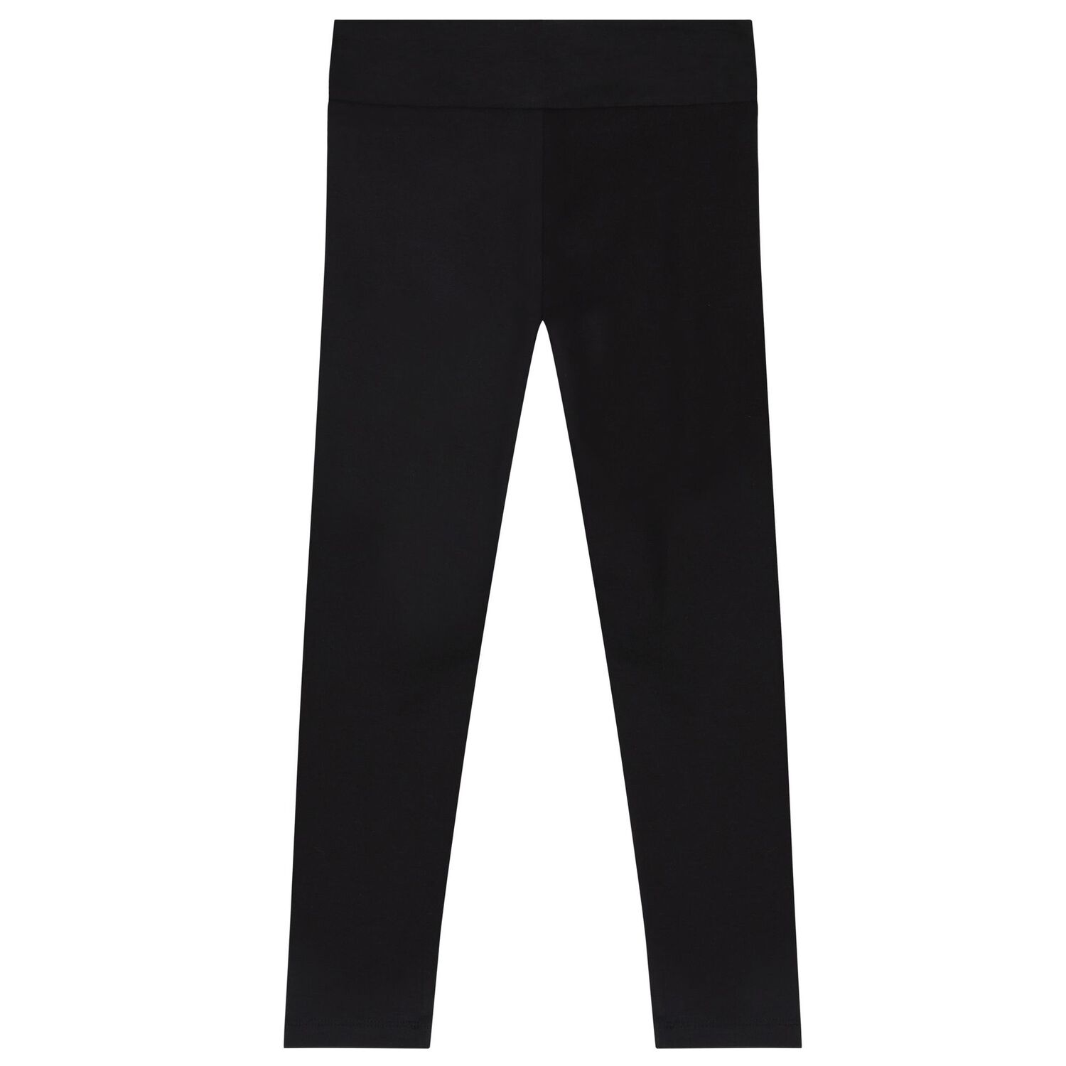 Girls Black Logo Leggings, 1, hi-res image number null