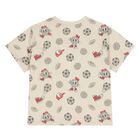 طقم شورت أولاد باللون الأبيض والأحمر والبيج, 1, hi-res