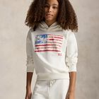 White Logo Hooded Top, 1, hi-res