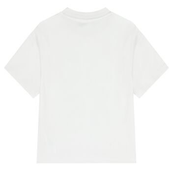 Boys White Logo T-Shirt