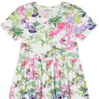 Botanical Print T-Shirt Dress, 1, hi-res