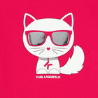 Girls Pink Choupette T-Shirt, 1, hi-res