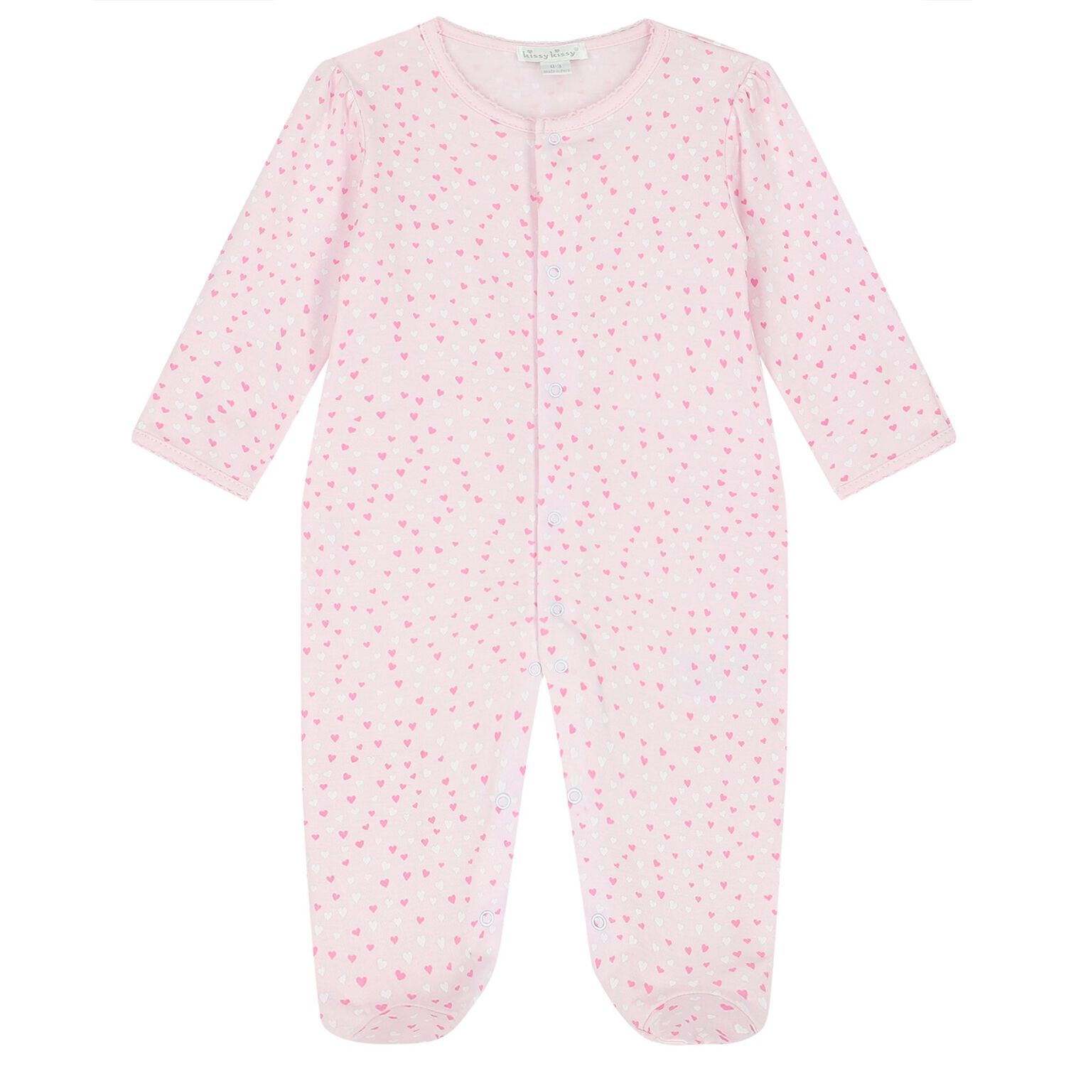 Baby Girls Pink Hearts Babygrow Gift Set, 1, hi-res