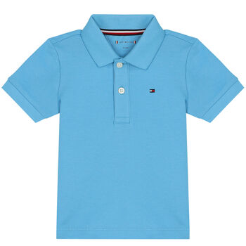 Baby Boys Blue Logo Polo Shirt