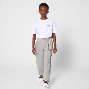 تيشيرت بالشعار باللون الابيض