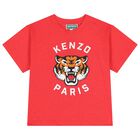 Red Tiger Logo T-Shirt, 1, hi-res