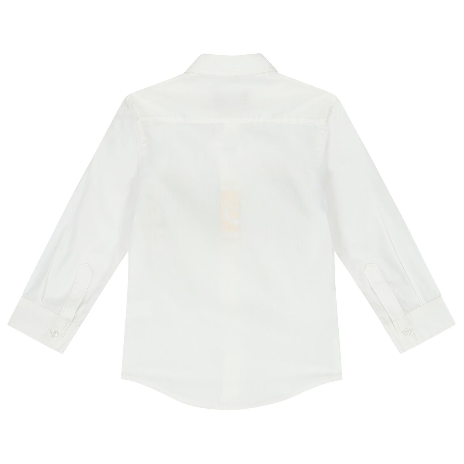 قميص أولاد بالشعار باللون الأبيض والذهبي, 1, hi-res image number null