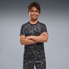 Boys Black Honeycomb Logo T-Shirt, 1, hi-res