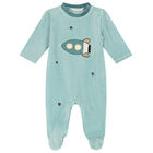 Baby Boys Green & Ivory Babygrows (2 Pack), 1, hi-res