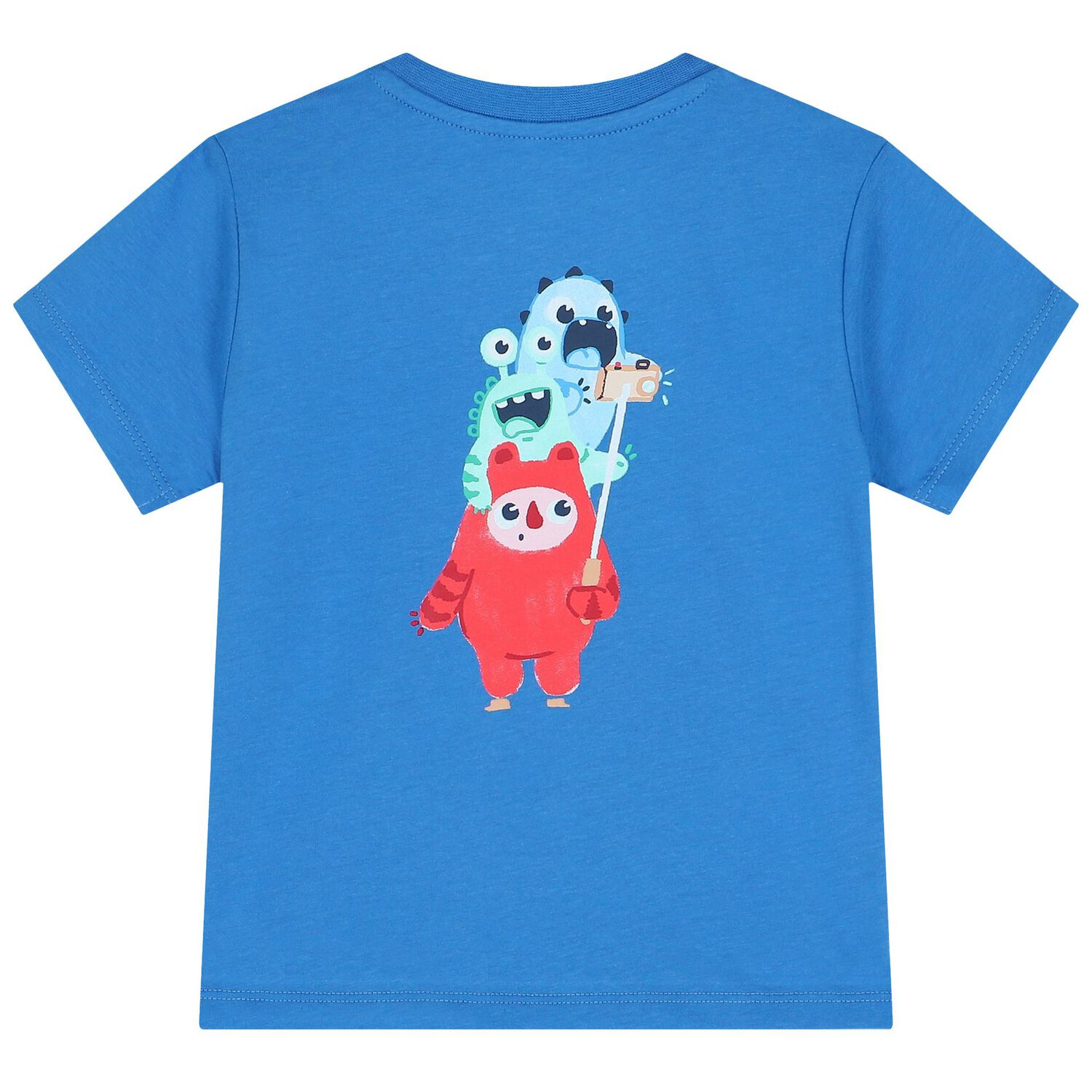 Younger Boys Red, Blue & Ivory Shorts Set, 1, hi-res