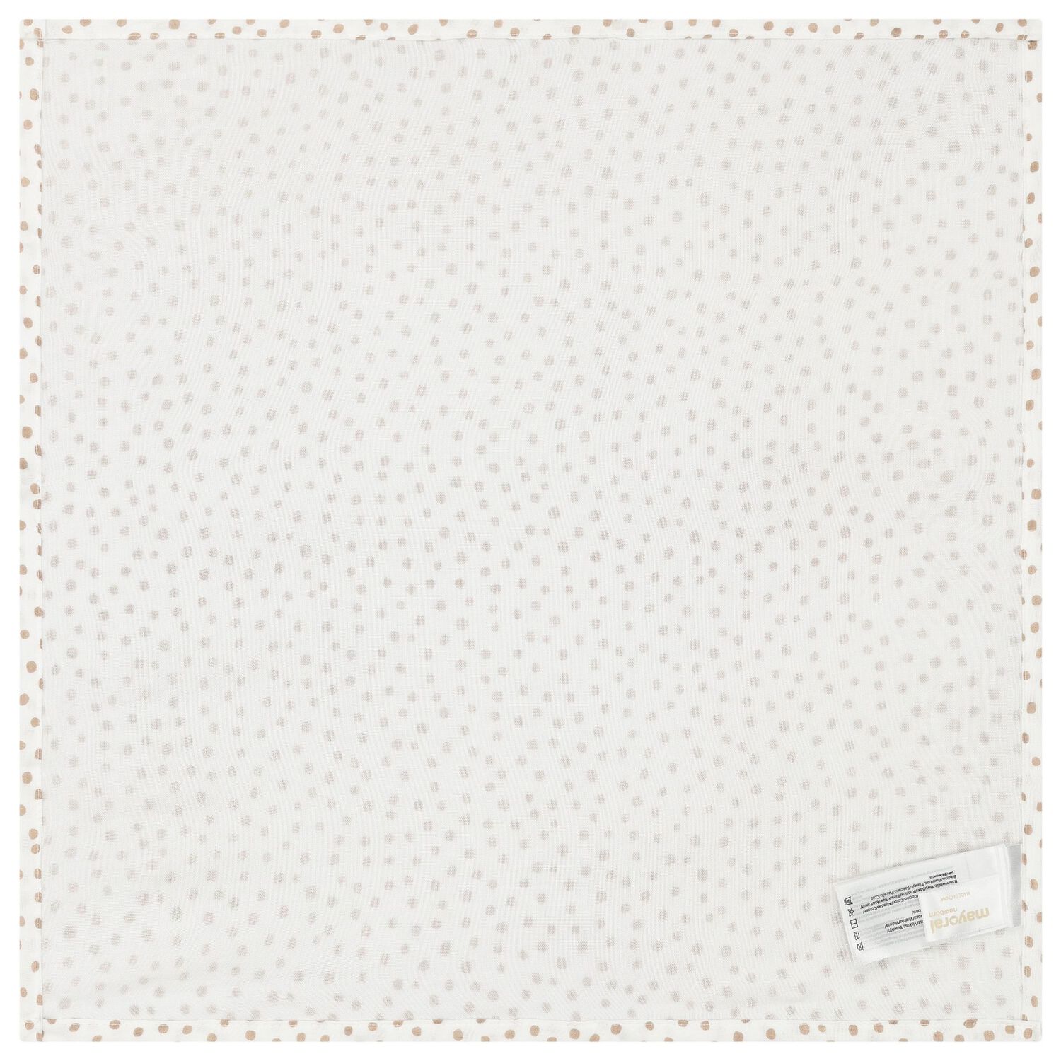 White & Beige Muslin Swaddles (3-Pack), 1, hi-res image number null