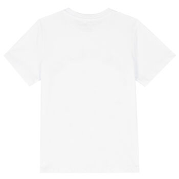 Boys White Logo T-Shirt