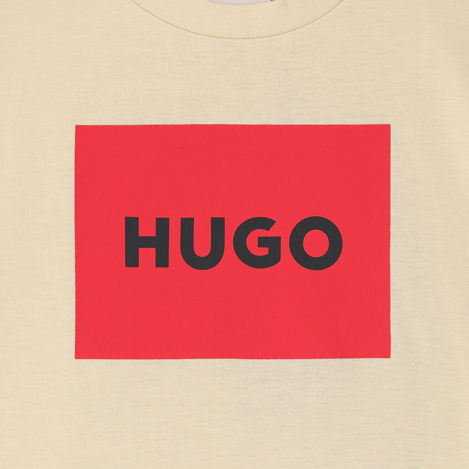 Boys Beige Logo T-Shirt, 3, hi-res image number null
