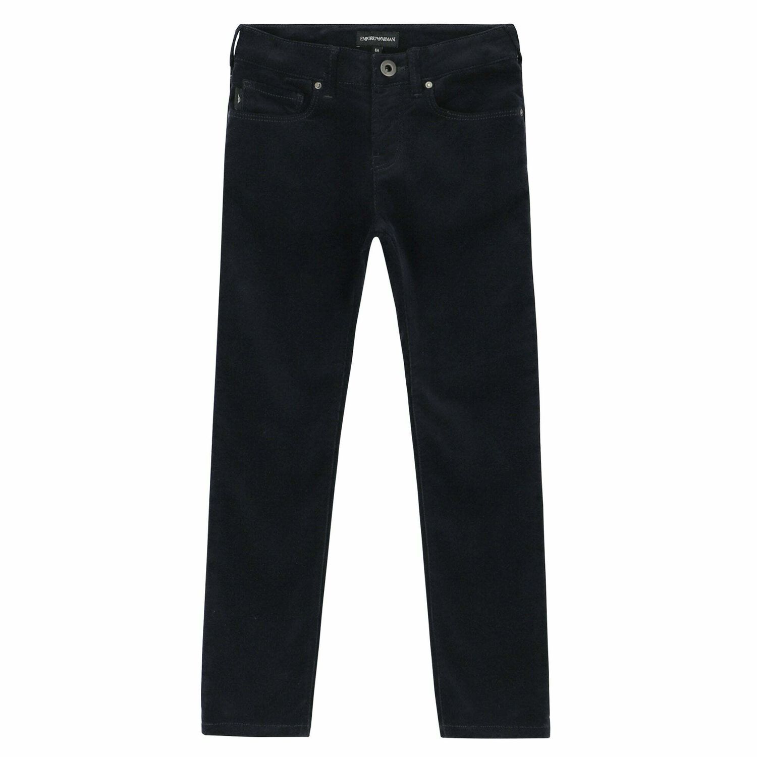 Boys Navy Blue Logo Jeans , 1, hi-res image number null