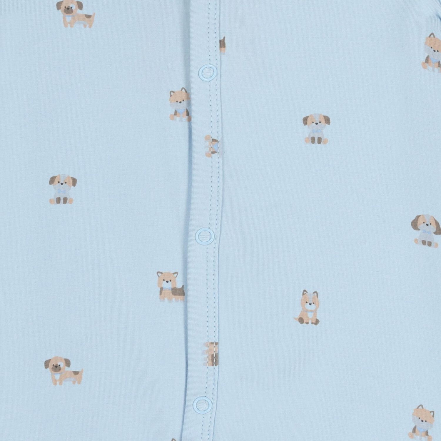 Baby Boys Blue Puppy Romper ( 2-Pack ), 2, hi-res