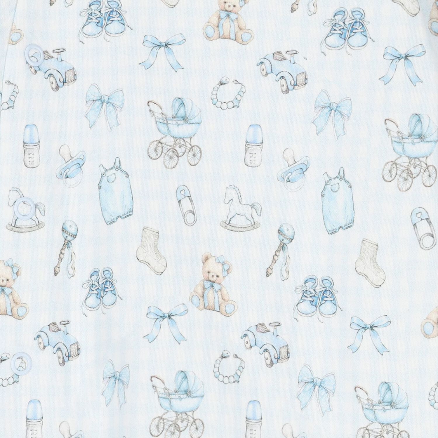 Blue Nursery Print Babygrow, 1, hi-res image number null