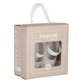 Baby Girls White Pre Walker Shoes