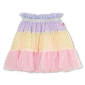 Girls Multi-Coloured Tiered Tulle Skirt