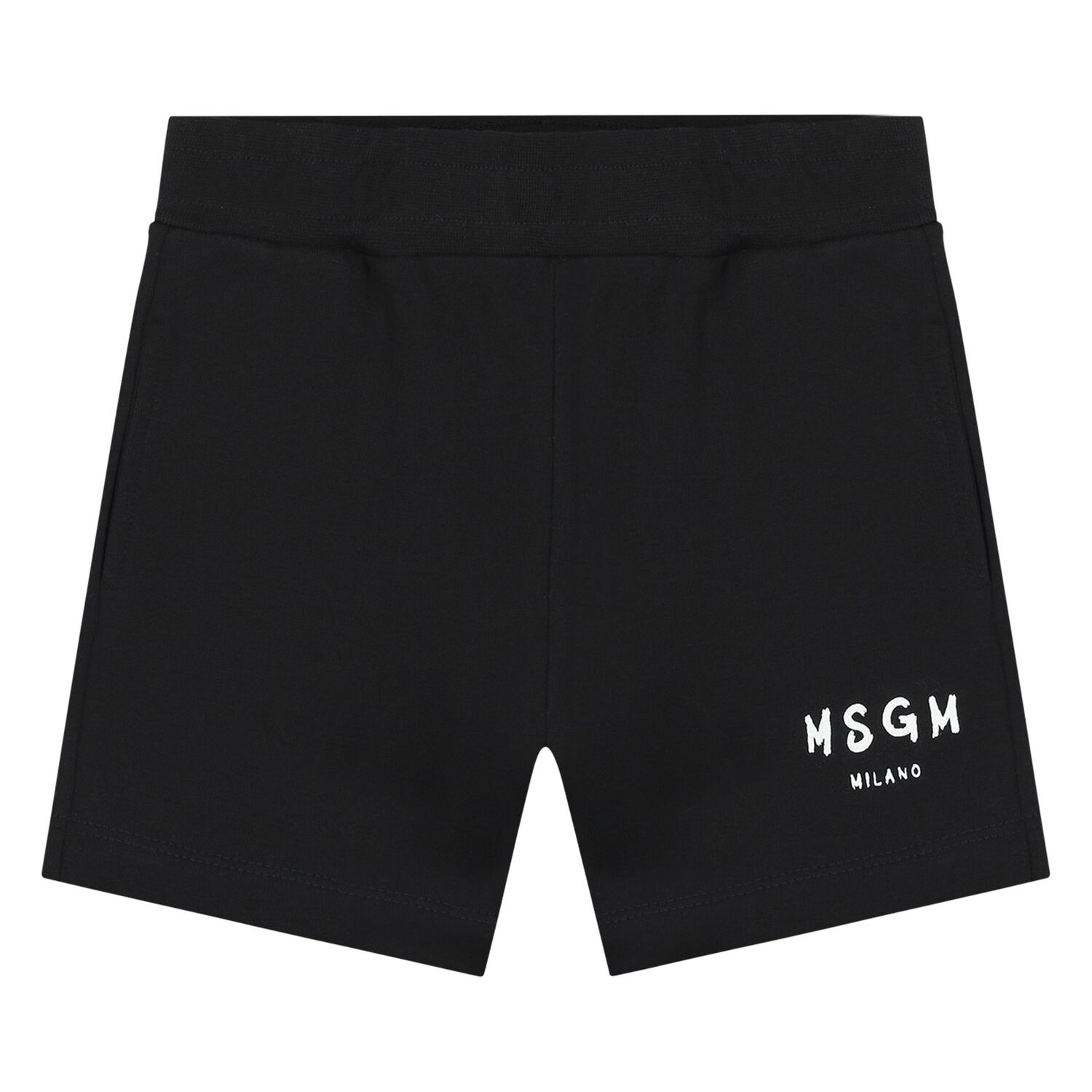 Younger White & Black Logo Shorts Set, 1, hi-res